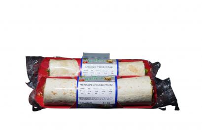 go fresh chicken wrap, chicken tikka wrap