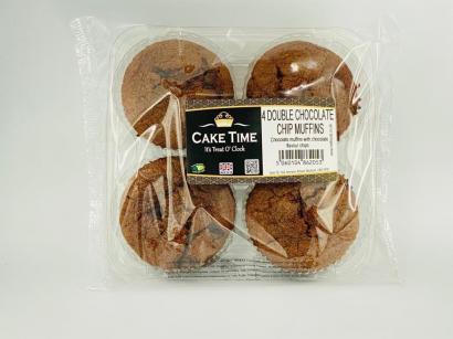 {Cake Time} Double Chocolate Chip Muffins