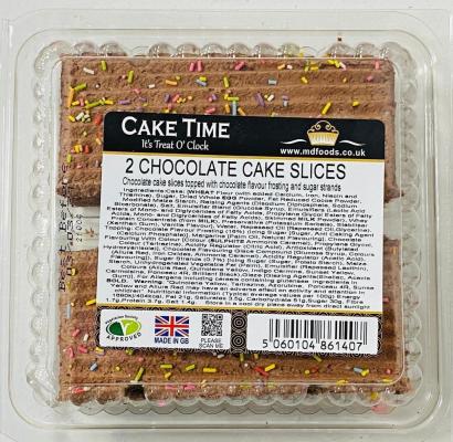 {Cake Time} Chocolate Cake Slices 