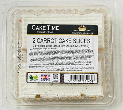 {Cake Time} Carrot Cake Slices 
